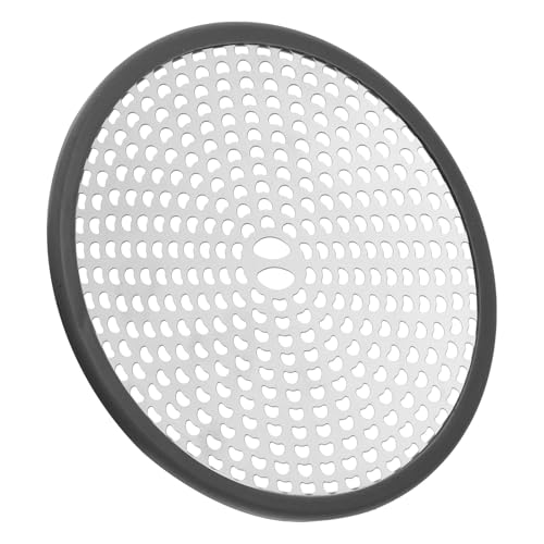 Didiseaon Tapa para Desagüe de Suelo 110mm en Acero Inoxidable Filtro Anti-Pelo y Anillo de Goma, Cubierta para Drenaje de Cocina y Baño, Colador Práctico para Evitar Bloqueos y Malos