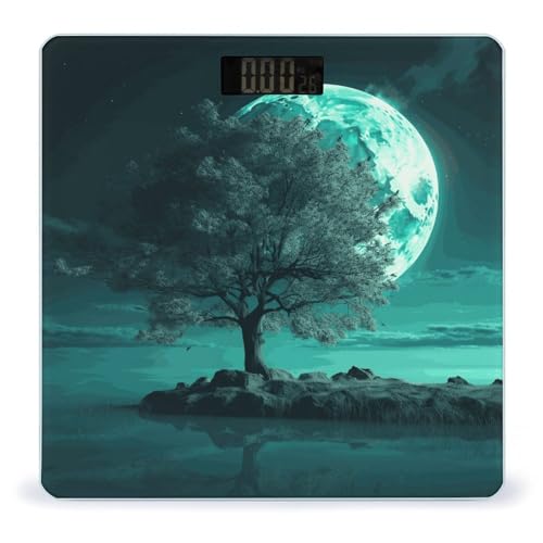 Báscula digital de baño Teal Tree en Moonlight miniatura 1