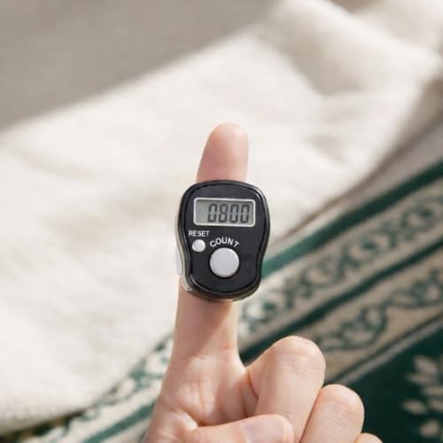 Image of 2 PCS Digital Finger Counter Electronic Hand Tally Counter with Adjustable Strap, LCD Display & Reset Button | Portable Japa Counter for Chanting, Meditation, Prayer, Sports, Golf & Score Tracking