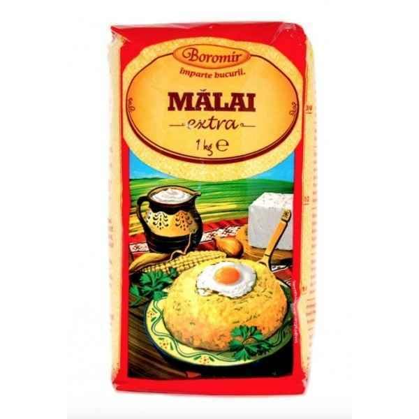 Boromir Malai Extra 1kg Cornflour, 1Kg Corn Flour Meal for Cooking, Romanian Origin (Boromir Malai Extra 1kg, 10 Pack)