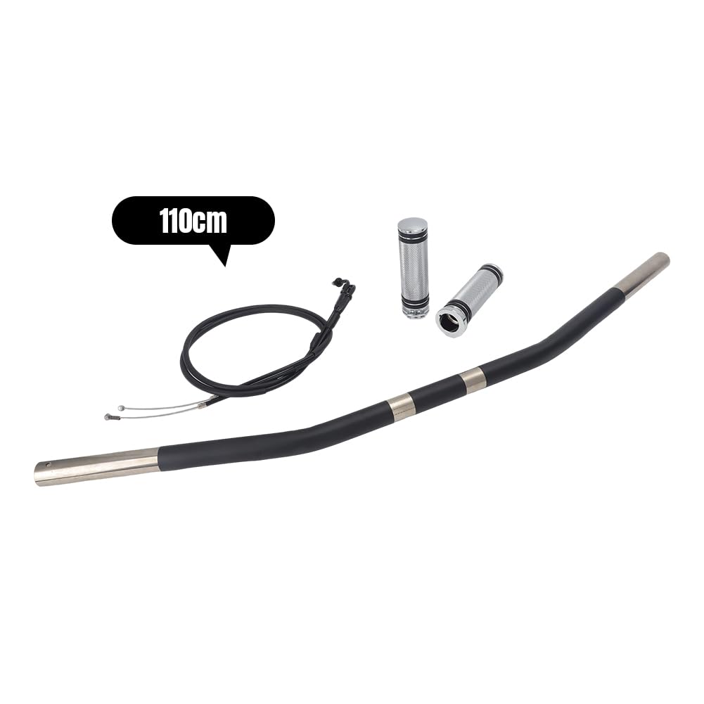 Guidon de frein de 2,5 cm avec câble d'accélérateur de 110 cm pour Sportster XL 2007+
