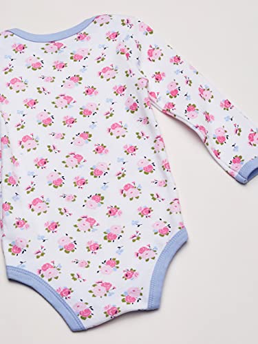 Image of Luvable Friends Baby Unisex Long Sleeve Bodysuits, 5-Pack