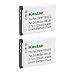 Kastar 2 Pack Replacement DB-L80 Li-Ion Battery for Sanyo Xacti DMX-CG11 / VPC-CG10 / VPC-CG102 / VPC-CG20 / VPC-CS1 / VPC-GH2 / VPC-X1200 / ICR-XPS01MF / ICR-XPS03MF / ICR-XRS120MF Cameras