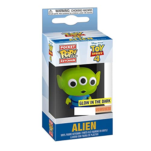 FUNKO POP Keychain Llavero Disney Toy Story Alien Brillo EN LA Oscuridad Glow IN The Dark EDICION Especial 43678 Accesorios,...