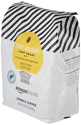 Amazonfresh Just Bright Ground Coffee, Light Roast, 32 Ounce #TOP2