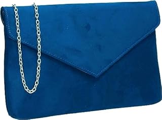 LeahWard Women's Faux Leather/Faux Suede Leather Clutch Bag Wedding Party Evening Purse Handbags