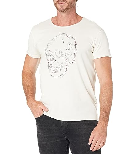 T-shirt Homme John Varvatos avec motif crâne pour affirmer votre style