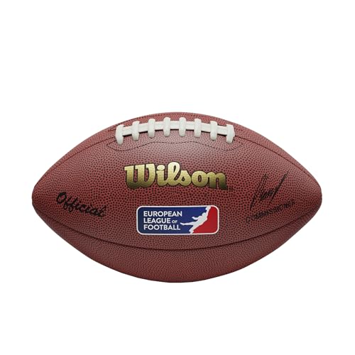 Ballon de football américain Wilson ELF Replica en similicuir pour passionnés