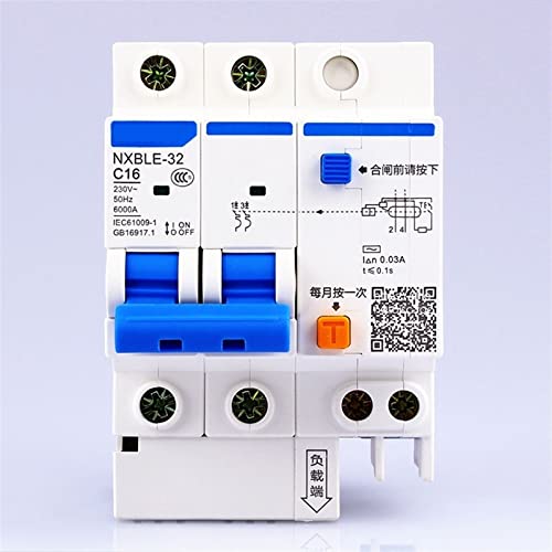 Disjoncteur NXBLE-32 2P 6A résolvant les pannes et coupures de courant de fuite