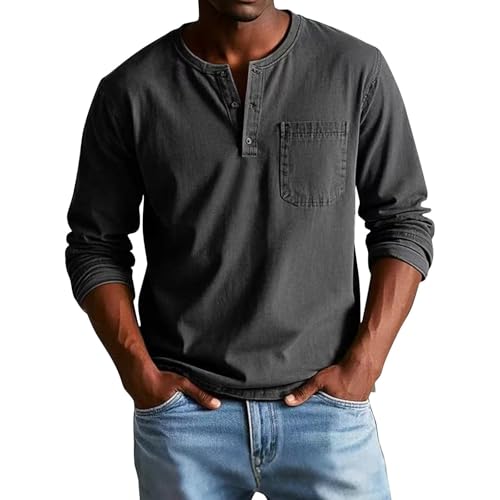 Chemisette t shirt violette pour homme extensible et anti-transpiration à col Henley