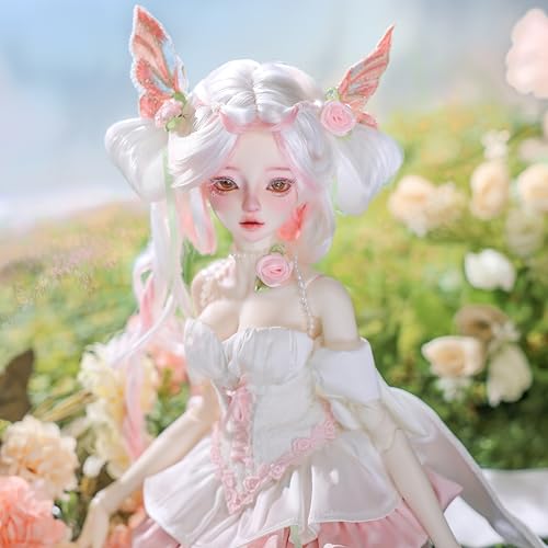 Muñeca Oueneifs BJD 1/4 Princesa Flores 46 cm miniatura 4
