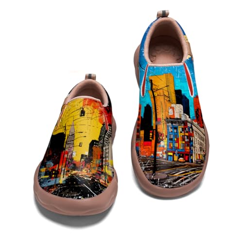 Slip On Loafers for Kid Lightweight Cozy Casual Shoes Boys Girls Art Painted Walking Travel Sneakers