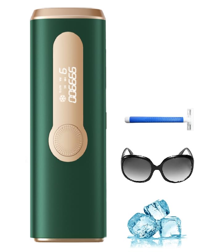 TIIMAGIC IPL Depiladora de luz pulsada con refrigeración sin dolor, 3 en 1 [HR/SC/RA] Depiladora láser, 9 niveles de luz pulsada láser Definitiva para axilas/jersey/cuerpo [hombres/mujeres]