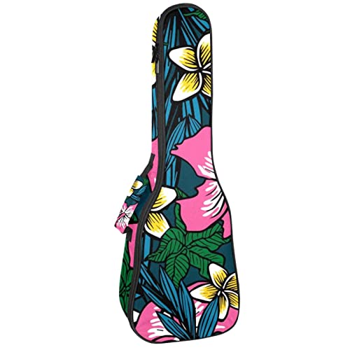 Housse pour ukulélé avec motif floral vert de 10 mm d’épaisseur et rembourrage en éponge de 53,3 cm avec sangles… - Les Beatles, Paul McCartney, John Lennon, RIngo Starr, George Harrison Housse pour ukulélé avec motif floral vert de 10 mm d'épaisseur et rembourrage en éponge de 53,3 cm avec sangles…