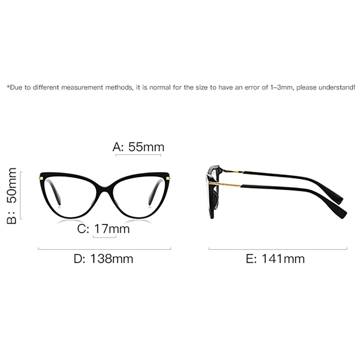 Gafas de moda con montura TR90 de ojo de gato, pequeñas, antirayos azules, retro, para mujer, oficina, señora