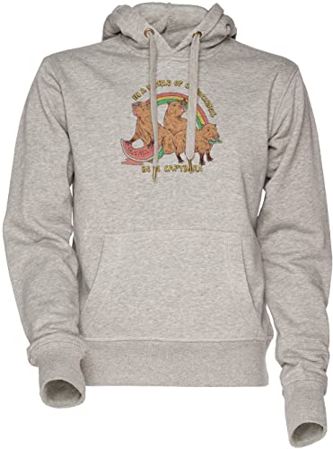 Sweat-shirt Capybara gris idéal pour vos moments de détente à la maison