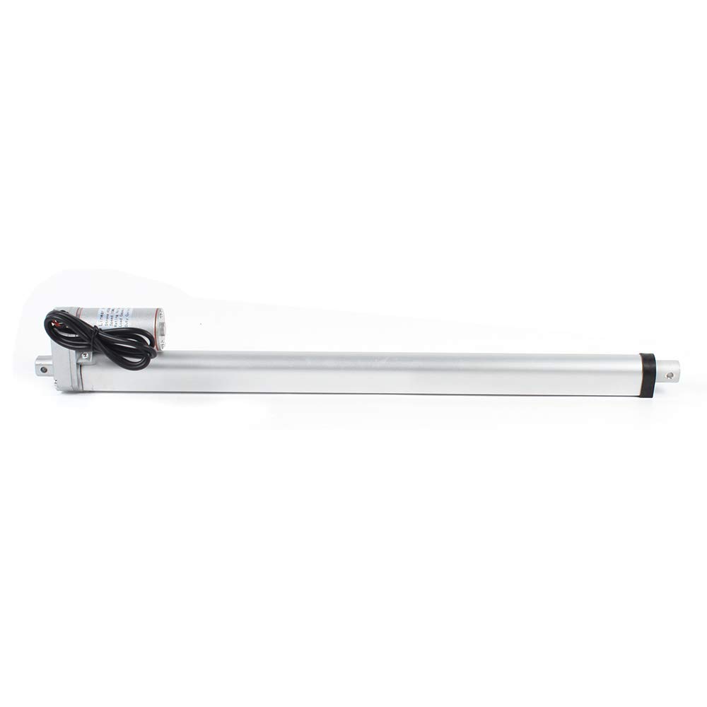 Actuator lineare 900 N DC 12 V, attuatore lineare 150 – 450 mm con telecomando < 50 dB per lavorazione meccanica, casa elettrica, ascensore, supporto per fotocamera