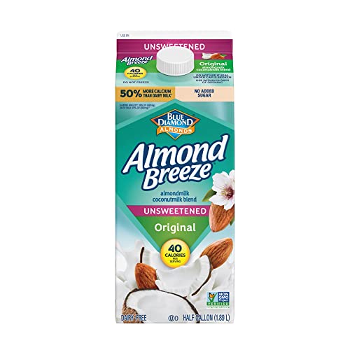 Almond Breeze Unsweetened Original Almond Coconut Milk, 64 oz