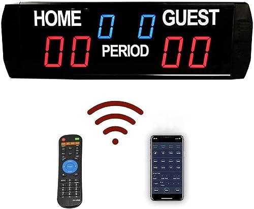 Marcador Electrónico Digital para Baloncesto con Control App miniatura 1