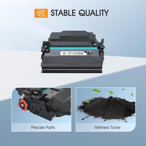 Image of 89X 89A Black Toner Cartridge 2 Pack Compatible Replacement for HP 89A CF289A 89X CF289X (with Chip) for LaserJet Enterprise M507 M507n M507dn M507x MFP M528dn M528f M528c M528z M528 Series Printer