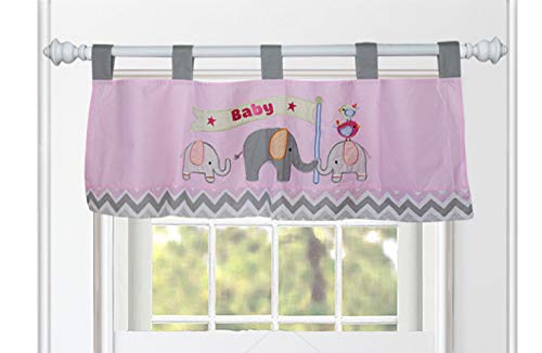 Babyfad Elephant Pink Chevron 9 Piece Baby Crib Bedding Set 100% Cotton #TOP3