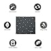 DONO&DONO All Seasons Cotton Cuddle Blanket for Babies and Kids (Gray Dot)