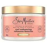 SheaMoisture Curl Enhancing Smoothie deep conditioning Coconut & Hibiscus hair treatment with Silk Protein & Neem Oil 340g