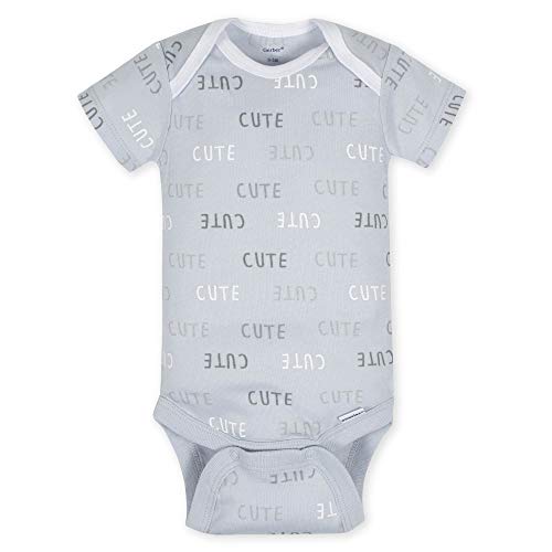 Image of Gerber Unisex Baby 5-Pack Short Sleeve Variety Onesies Bodysuits