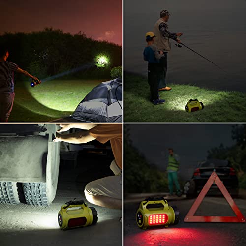 LE LED Handscheinwerfer Wiederaufladbare Dimmbare mit Powerbank, 1000 LM – Ansicht 6