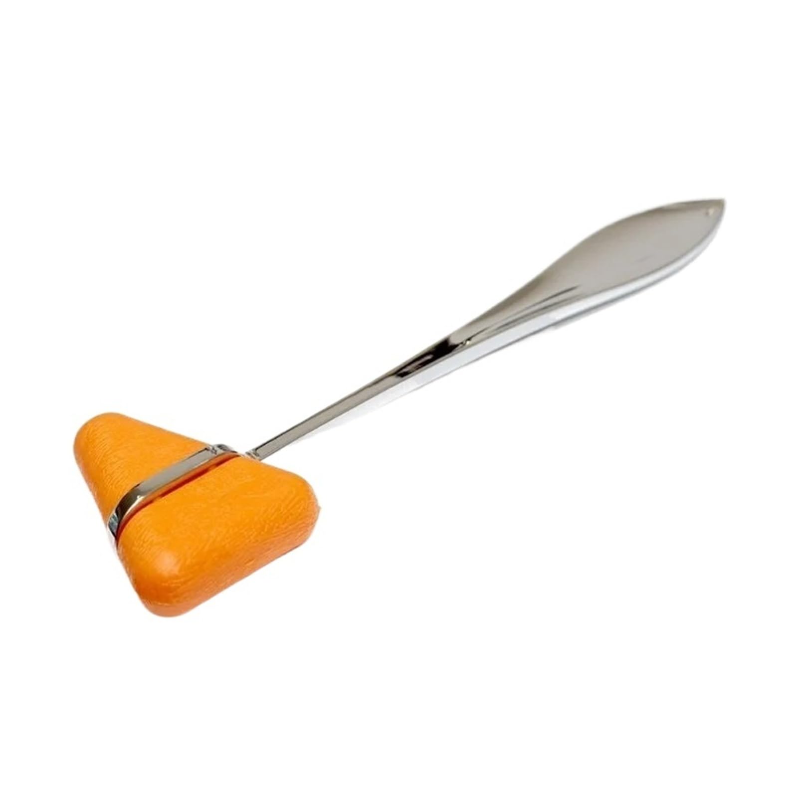 Medical Triangle Percussion Neurological Hammer Percussor Diagnostic Reflex Hammer Nerve Tool(Orange)