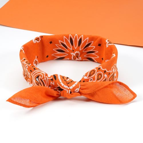 Ardorchid Fall Orange Bandana Headband Autumn Harvest Halloween Headbands For Men And Women Neck And Face Scarf Head Wrap thumb #4
