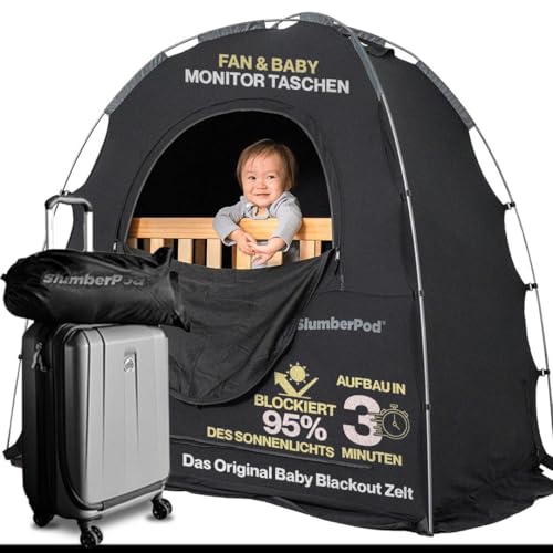 SlumberPod Verduisterende Bedtent für Babybett | Slaaptent für Baby und Kleinkind | Kompatibel mit Babybetten bis 112 x 76 x 96 cm