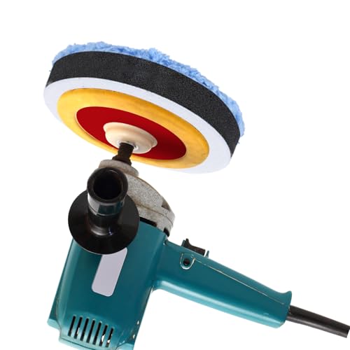 Image of 3 Pcs Polishing Pads, Buffing Pads, Microfiber Polishing pad for Car Compounding,3 Polished Pad for Scratch Removal, Waxing and Buffing (3.15 Inch / 80 MM, Blue)