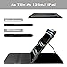 aMZCaSE for iPad Pro 13 inch Case with Keyboard (M5/M4) 2025/2024, for iPad Pro 13 Keyboard with Magnetic Detachable Folio Slim Cover,Smart Sleep/Wake,Pencil Holder, Black