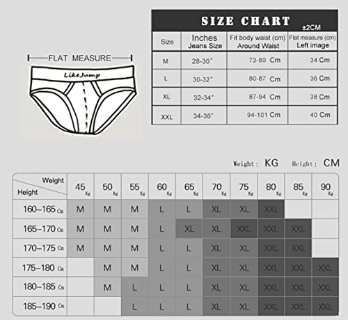 LikeJump Bañador de Natación Hombre Briefs Traje de Baño Secado Rápido para Playa Piscina - imagen 2