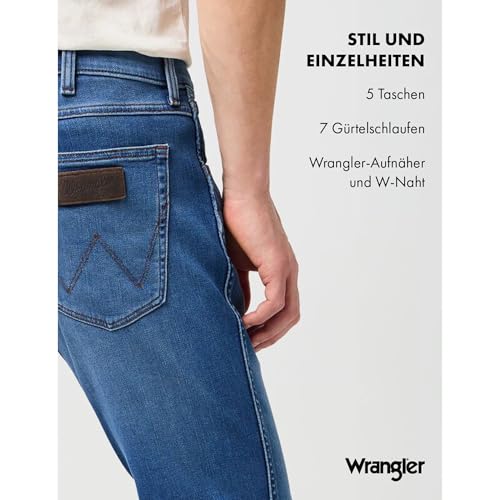 Wrangler Herren-Jeans Greensboro, Regular Fit, Straight Leg – Ansicht 6