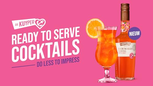 De Kuyper sex on the beach Ready-To-Drink Getränke-Mix für 4 servierfertige Cocktails 14.9% Vol (1 x 0.5l