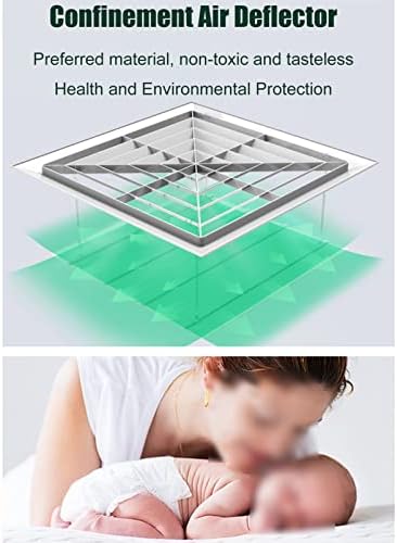 Ceiling-Mounted Air Conditioner Wind Deflector - Anti-Direct Blowing Shield for Enhanced Home & Office Cooling Comfort, Energy Efficient Airflow Control