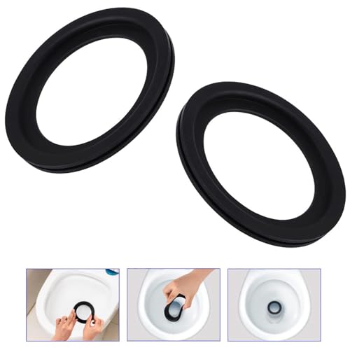 Image of DGQ 2 Packs RV Toilet Seal Replacement 385311658 Flush Ball Seal Gasket RV Toilet Flush Seal Compatible with 300 /310 /320 RV Toilet Parts No More Leakage Problem