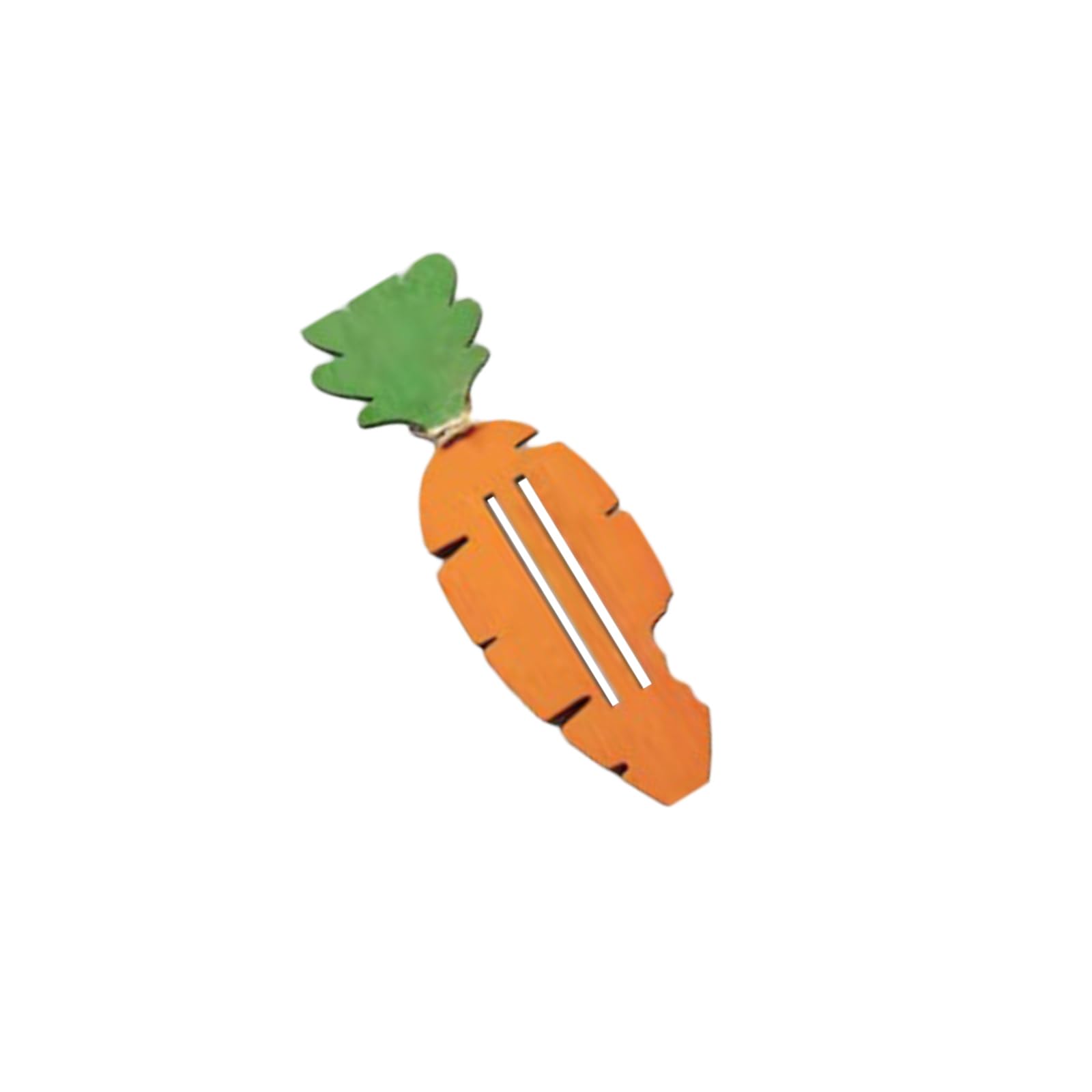 Jazuaiao Easters Rabbits Carrot Cash Holder Unique Wood Money Clip Decorative Cash Clip for Holiday Parties Hanging Decoration Easters Hanging Decoration