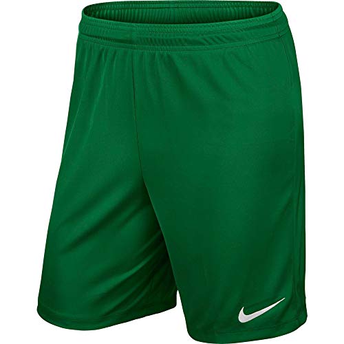 Nike Yth Park II Knit Short Nb, Pantalón Corto, Niños, Verde (Pine Green/White), L