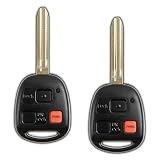 2X KeylessOption Key Fob Replacement for 2010 2011 2012 2013 2014 2015 Toyota FJ Crusier Remote, 3-Button HYQ12BBT, Locksmith Required