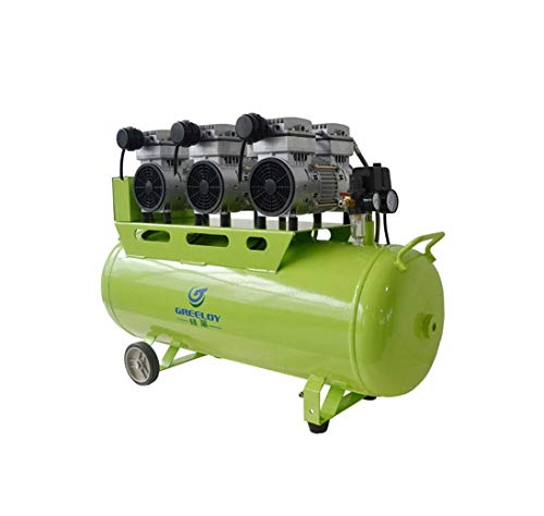 SUPER Den-tal Air Compressor Noiseless Silent Oil Free Oilless One For Six Den-tal Chair