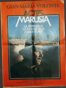 Affiche Actes De Marusia 1975 Miguel Littin cadeau cinéma