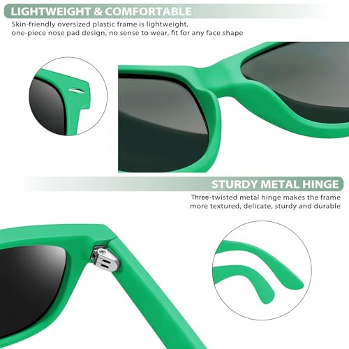 Image of Joopin Square Sunglasses Polarized UV400 Designer Sun Glasses Men Women