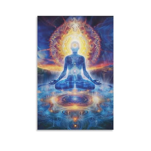 Cuadro en lienzo de Buda 50x75cm arte moderno para pared de salon y dormitorio moderno