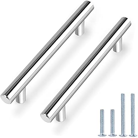Probrico 10 PCS Polished Chrome Drawer Knobs Cover