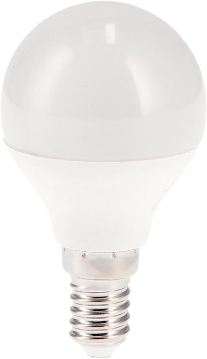 M Ledme - Pack 6, Bombilla Led E14 G45 7W, Luz neutra (4000k), casquillo E14, 630 Lumen, IP20, Apertura del Haz de Luz 200°, Eficiencia energética y Bajo Consumo. LM7607