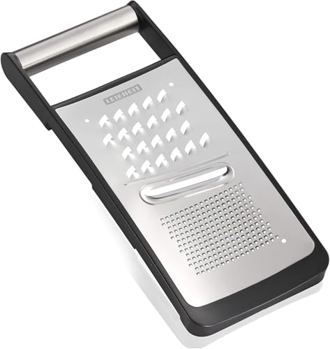 Leifheit Microcut Universalhobel, Microcut steht für extra scharfe und langlebige Klingen, aus rostfreiem Edelstahl, spülmaschinengeeignet, Gemüseschneider, Raspel, Hobel, Scheibenschneider, Reibe