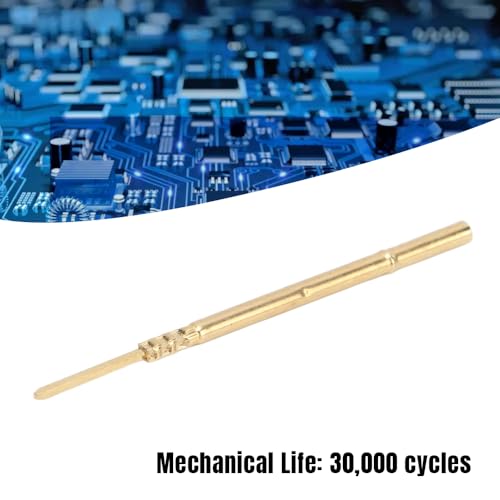 Image of Spring Test Probes, 100Pcs P100 High Accuracy Round Pogo Pins for PCB Board Testing Contact
